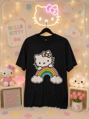 Hello Kitty Rainbow Graphic T-Shirt